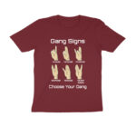 choose your gang t shirt both sides