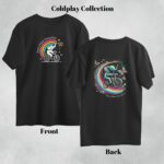 coldplay oversized t shirt (both sides) paradise