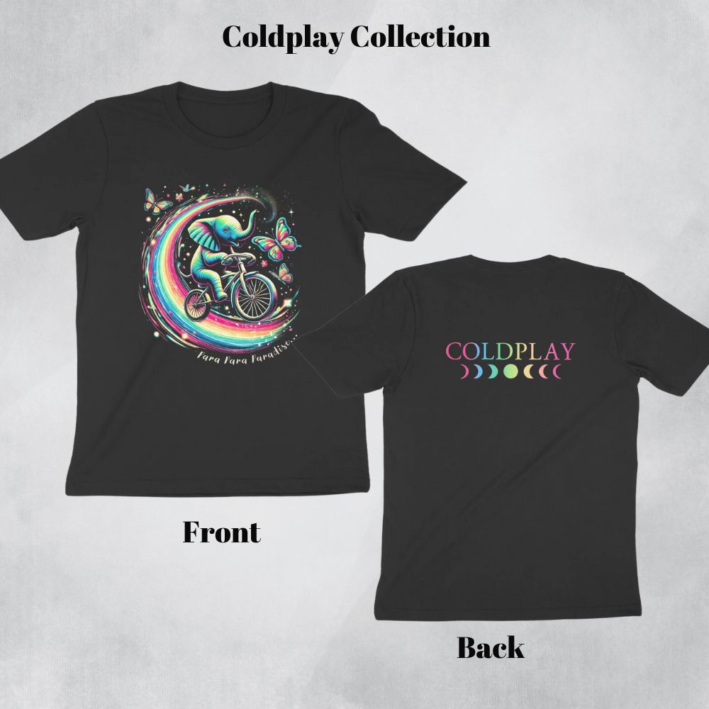 coldplay t shirt | paradise (both sides) coldplay t shirt | paradise (both sides)