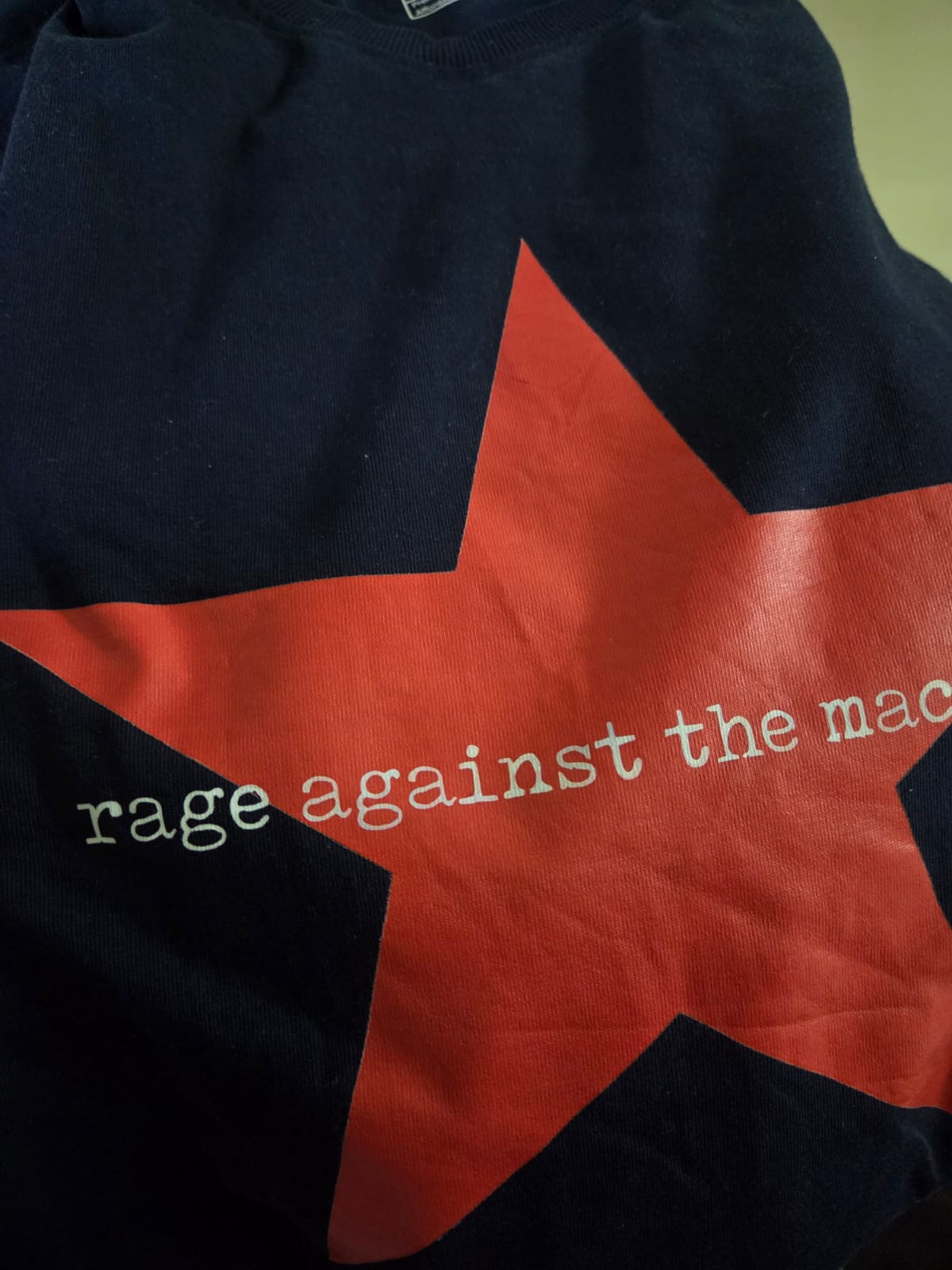 Click to view full screen rage against the machine oversized t shirt simple