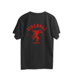 fireball whiskey oversized t shirt (both sides printed)