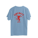 fireball whiskey oversized t shirt (both sides printed)