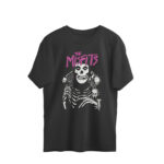 misfits oversized t shirt | skeleton