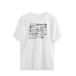 deftones oversized t shirt logo collage