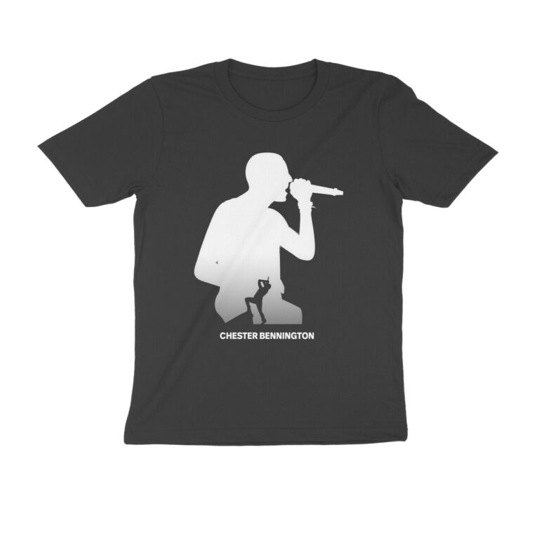 chester bennington t shirt silhouette