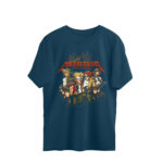 metal slug oversized t shirt metallica