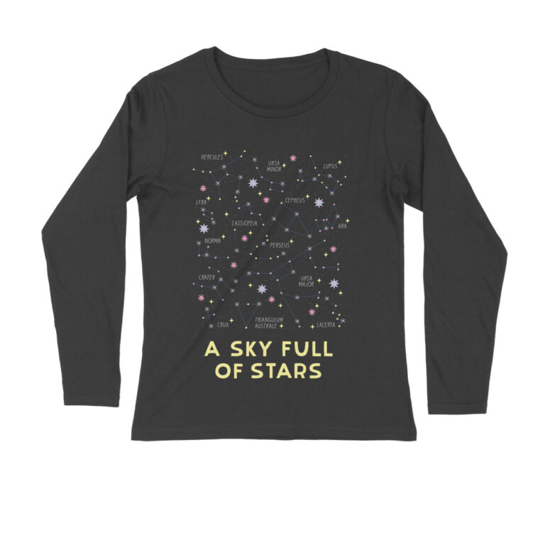 coldplay full sleeves t shirt | sky full of stars