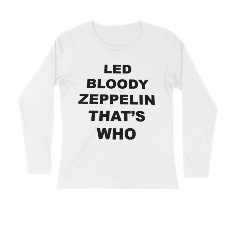 led zeppelin full sleeve t shirt