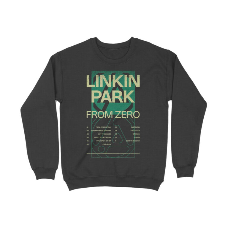 linkin park sweatshrit from zero (both sides)