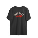 fireball whiskey oversized t shirt (both sides printed)