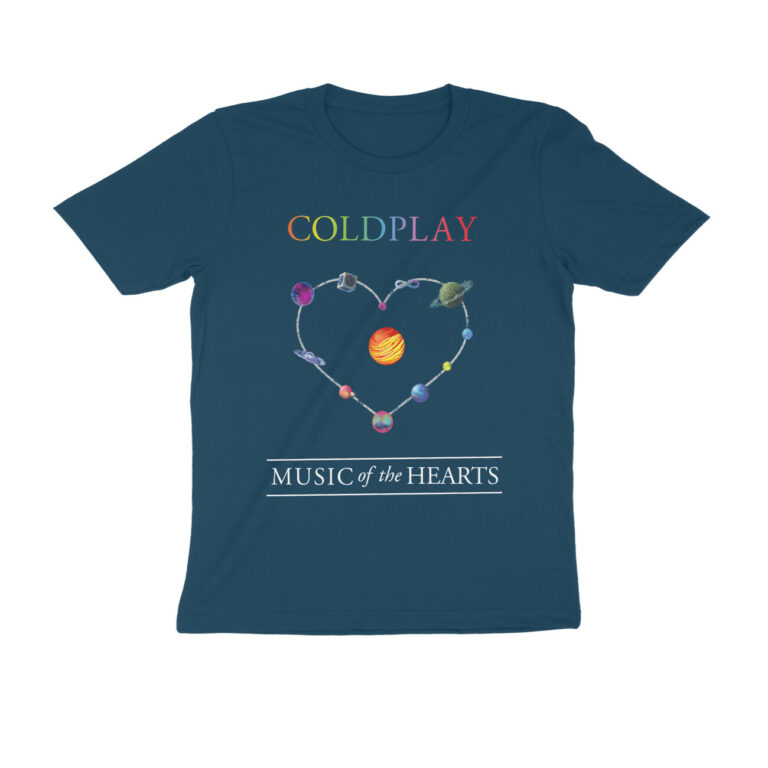 coldplay t shirt | music of the hearts