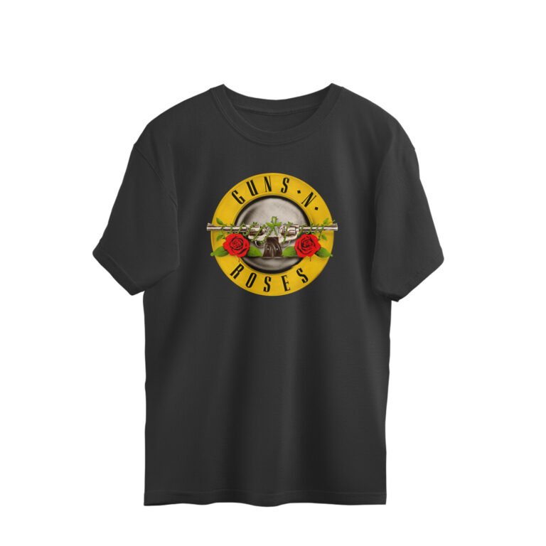 guns n roses oversized t shirt (both sides)