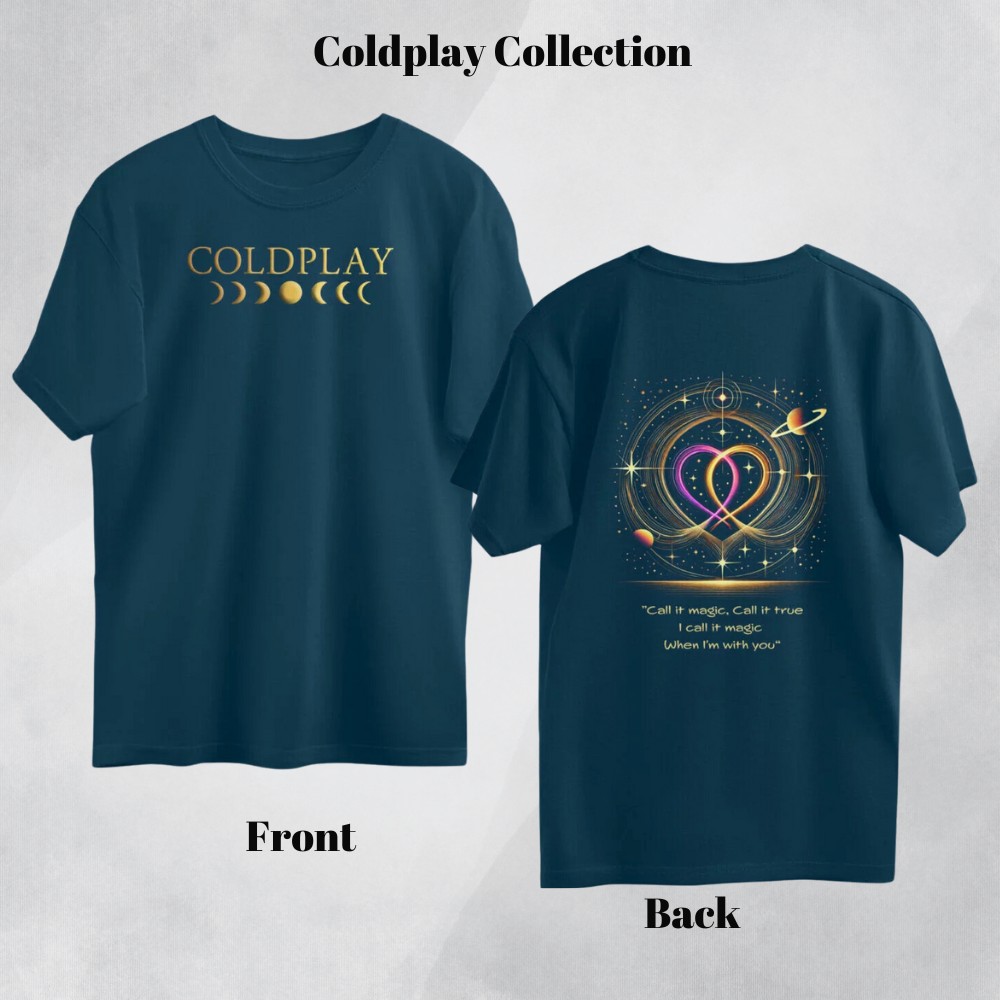 coldplay oversized t shirt | magic (both sides) coldplay oversized t shirt | magic (both sides)