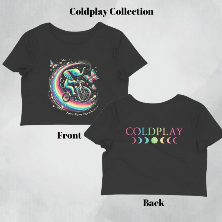 coldpaly crop top | paradise (both sides)