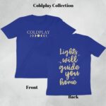 coldplay t shirt (both sides) fix you