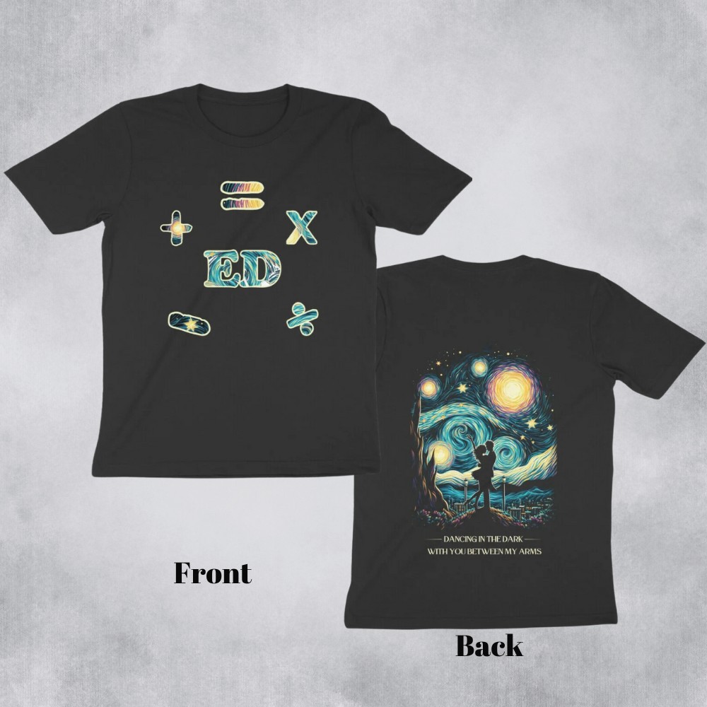 ed sheeran t shirt perfect starry night ed sheeran t shirt perfect starry night