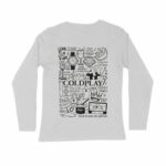 coldplay full sleeves t shirt | both sides