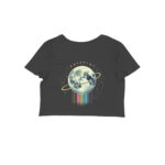 coldplay crop top (both sides) moon