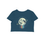 coldplay crop top (both sides) moon