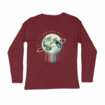coldplay full sleeves t shirt | moon (both sides)