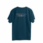 coldplay oversized t shirt (both sides) moon fr