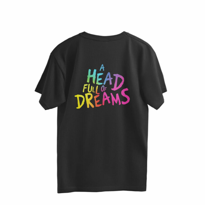 coldplay oversized t shirt | fix you head full of