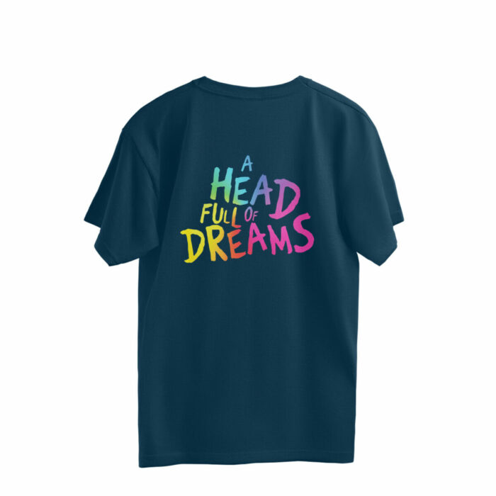 coldplay oversized t shirt | fix you head full of