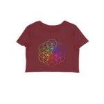 coldplay crop top circles