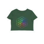 coldplay crop top circles