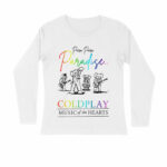 coldplay full sleeves t shirt | both sides