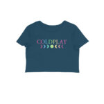 coldplay crop top (both sides) moon