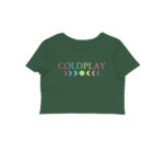 coldplay crop top (both sides) moon