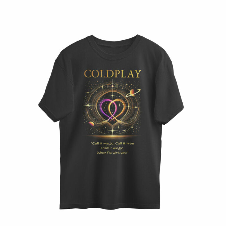 coldplay oversized t shirt | magic