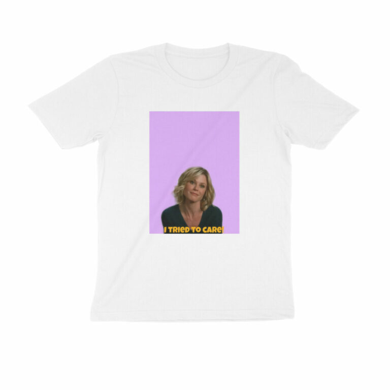 claire t shirt | i tried to care