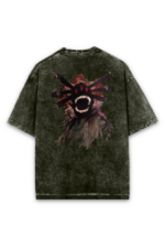 linkin park acid wash oversized t shirt emptiness machine