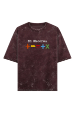 ed sheeran oversized acid wash t shirt