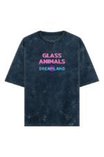 glass animals acid wash oversized t shirt heat waves