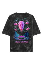 glass animals acid wash oversized t shirt heat waves