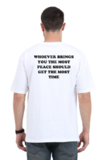 text quote oversized t shirt | most time