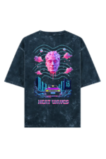 glass animals acid wash oversized t shirt heat waves