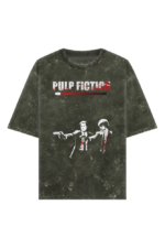 pulp fiction oversized acid wash t shirt