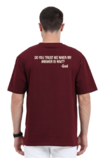 quote oversized t shirt | god