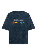 ed sheeran oversized acid wash t shirt
