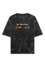 ed sheeran oversized acid wash t shirt