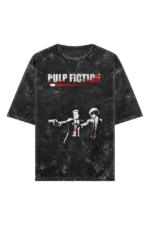 pulp fiction oversized acid wash t shirt