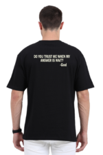 quote oversized t shirt | god