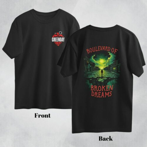 green day oversized t shirt boulevard (both sides)