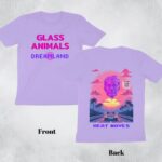 glass animals t shirt |heat waves retro game
