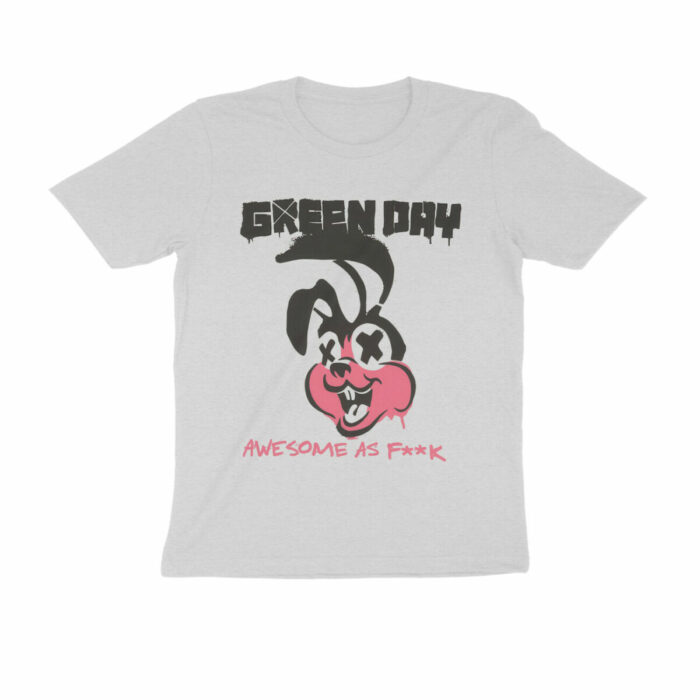 green day t shirt awesome bunny