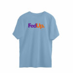 twisted logo oversized t shirt fed up